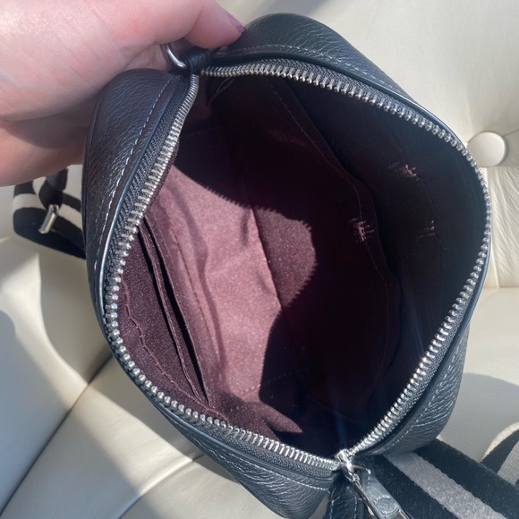 Coach Signature Black and Gray Crossbody Bag - Picture 7 of 10